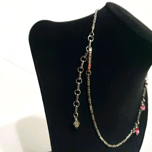 Givenchy Necklace with Red Crystals - Picture 5 of 7